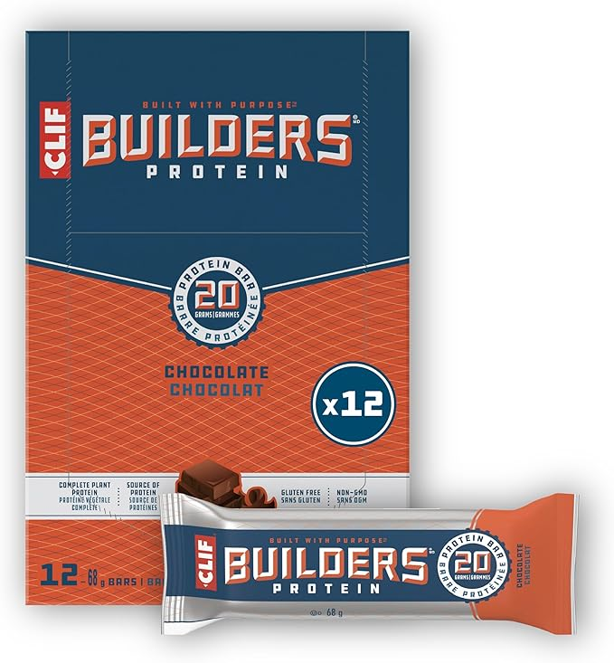 Clif Builders Chocolate 68G 12CT